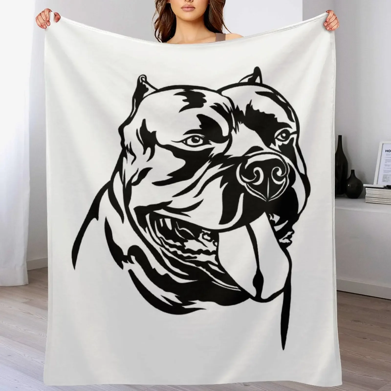 

American Bully - Gifts for American Bully Owners Throw Blanket Softest Baby Sofa Throw Bed Fashionable Blankets