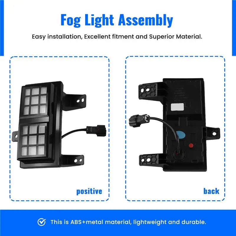 For Chery Jetour Traveller T2 2023-2024 Fog Light Assembly Front Bumper Headlight Lamp Daytime Running Light-ABQA