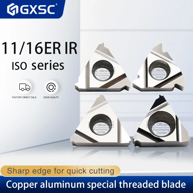 11IR 16ER 16IR 0.5ISO/0.75ISO/1.0ISO/1.25ISO/2.5ISO High Quality CNC Lathe Turning Tool Hard Alloy Threaded Aluminium Blade Part