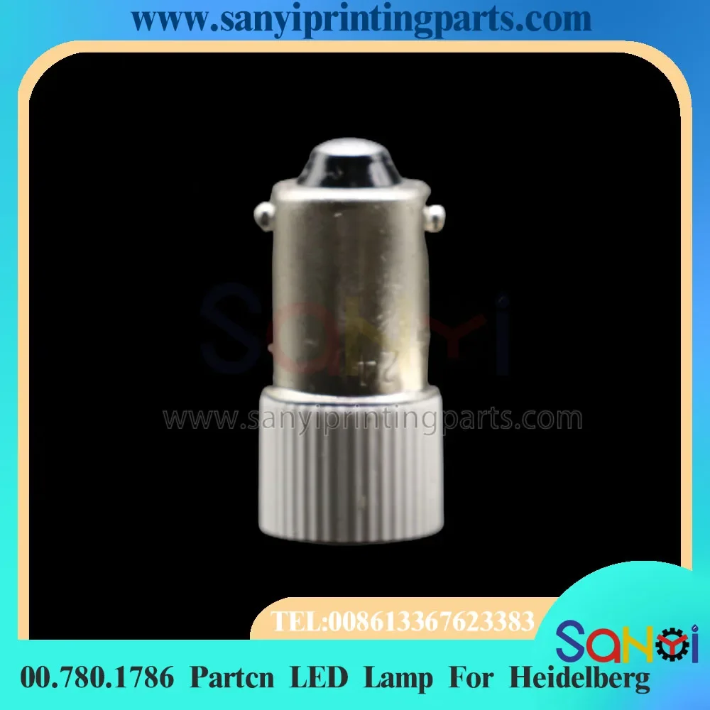 

1/5/10 Pieces Heidelberg Printing LED Lamp 00.780.1786 24V 1.2W For SM74 GTO52 SM102 CD102 Machine Parts