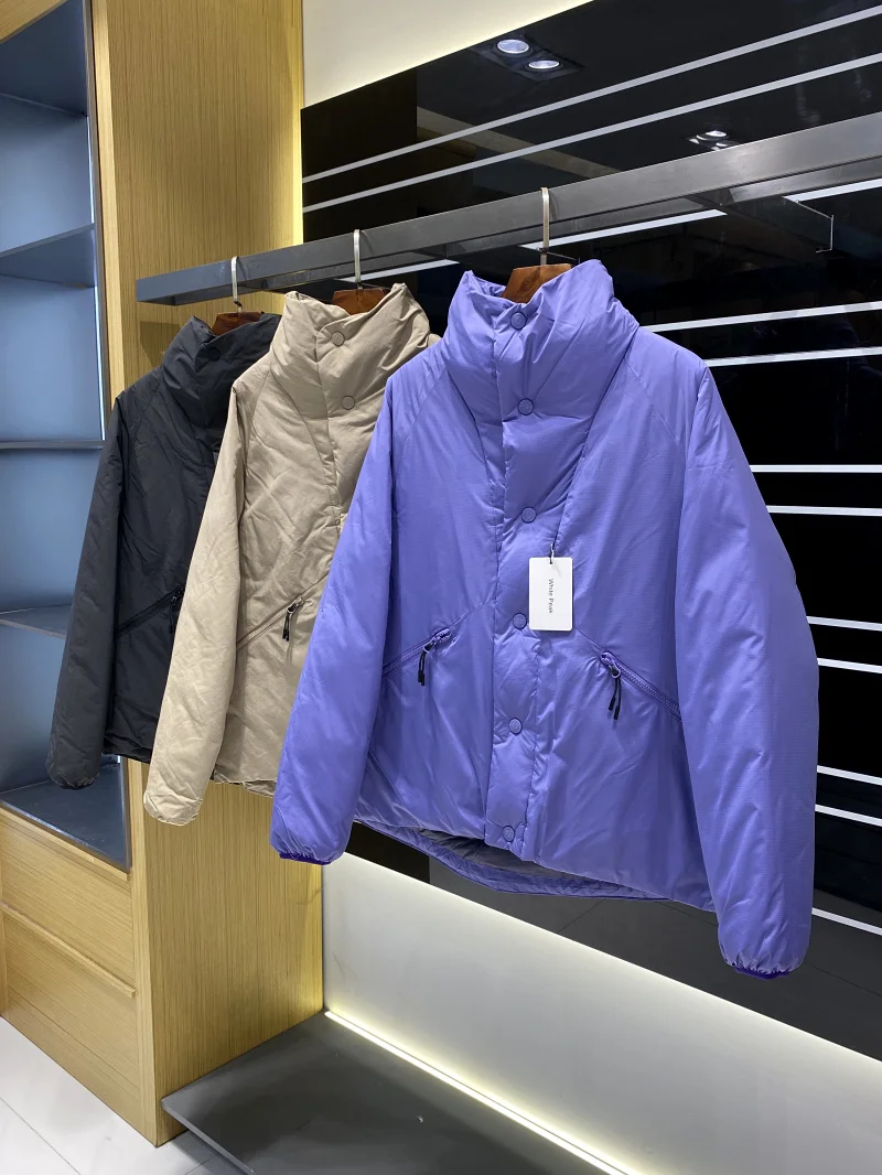 Piumino invernale su misura 3D da uomo di fascia alta 90 down Thiened Outdoor Jaet Youth ular Abbigliamento quotidiano Vestibilità ampia antivento