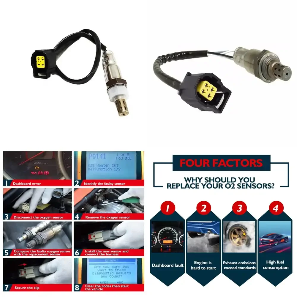 

Oxygen Sensor for Mitsubishi Pajero 1588A276 0ZA639-M9 Automotive Replacement Part Compatible with SUVs Crossover Vehicles