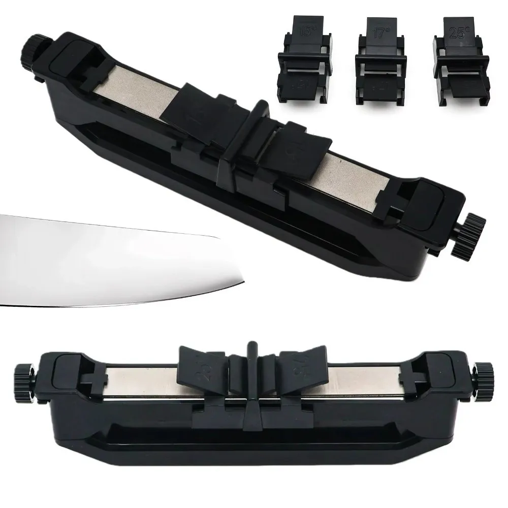 Professional with Angles Guides Knife Sharpener Multifunctional Handheld Kitchen Tool Fast Sharpening Manual Sharpener Kitchen
