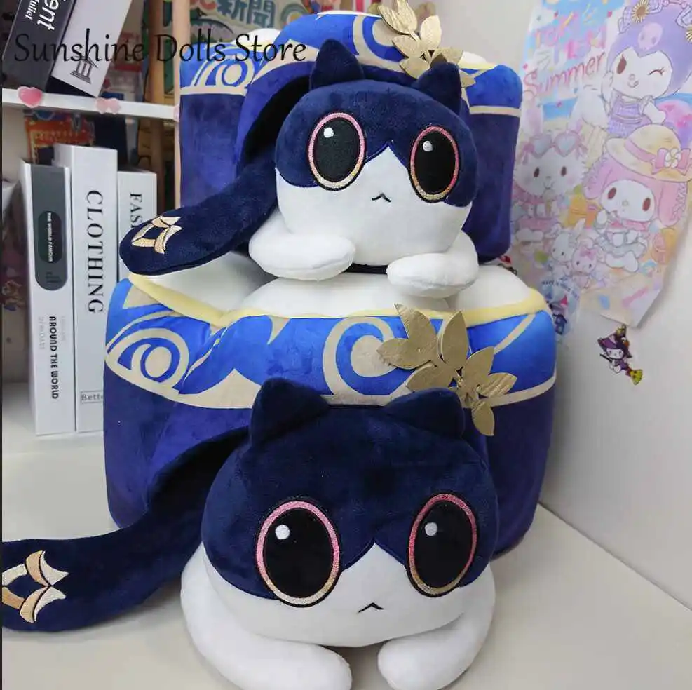

Game Honkai Star Rail Dr. Ratio Soft Cat Plush Dolls Cartoon Animals Throw Pillow Stuffed Toy Cushion Cute Mascot Xmas Gift