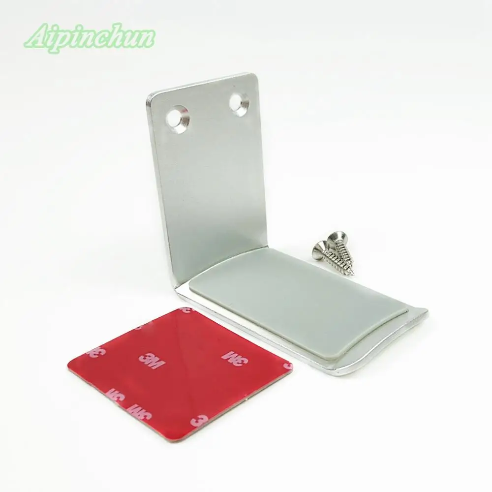 Soporte de Metal para auriculares, gancho de pared de aleación de aluminio, soporte para auriculares con tornillos adhesivos