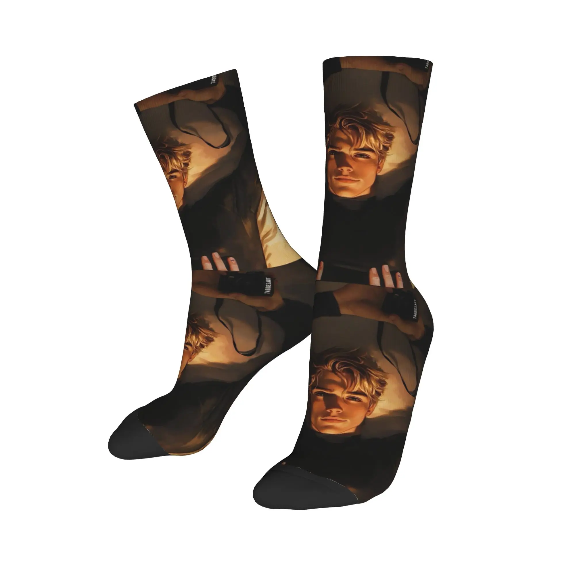 

Winter Warm Crazy Design Women Men Aaron Warner Socks Shatters Me Non-slip Basketball Socks
