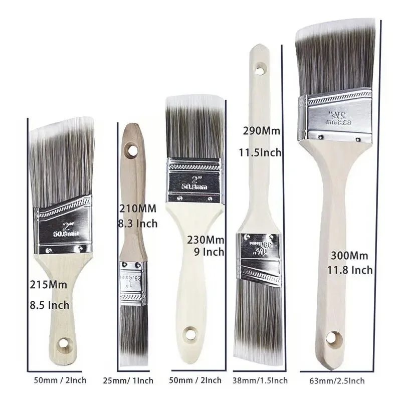 Professional painting tools, inclined color separation brush for interior and exterior, corner brush for latex paint