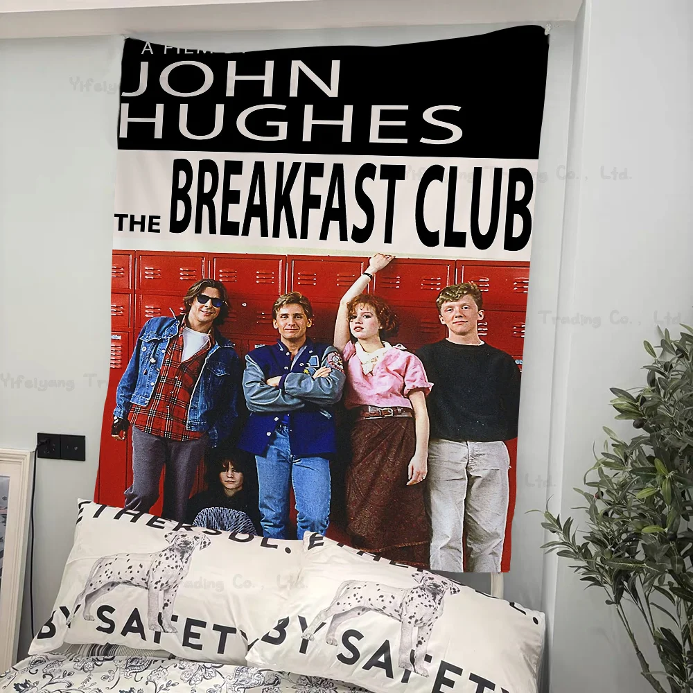 

Movie The Breakfast Club Printed Large Wall Tapestry Hanging Tarot Hippie Wall Rugs Dorm Home Decor