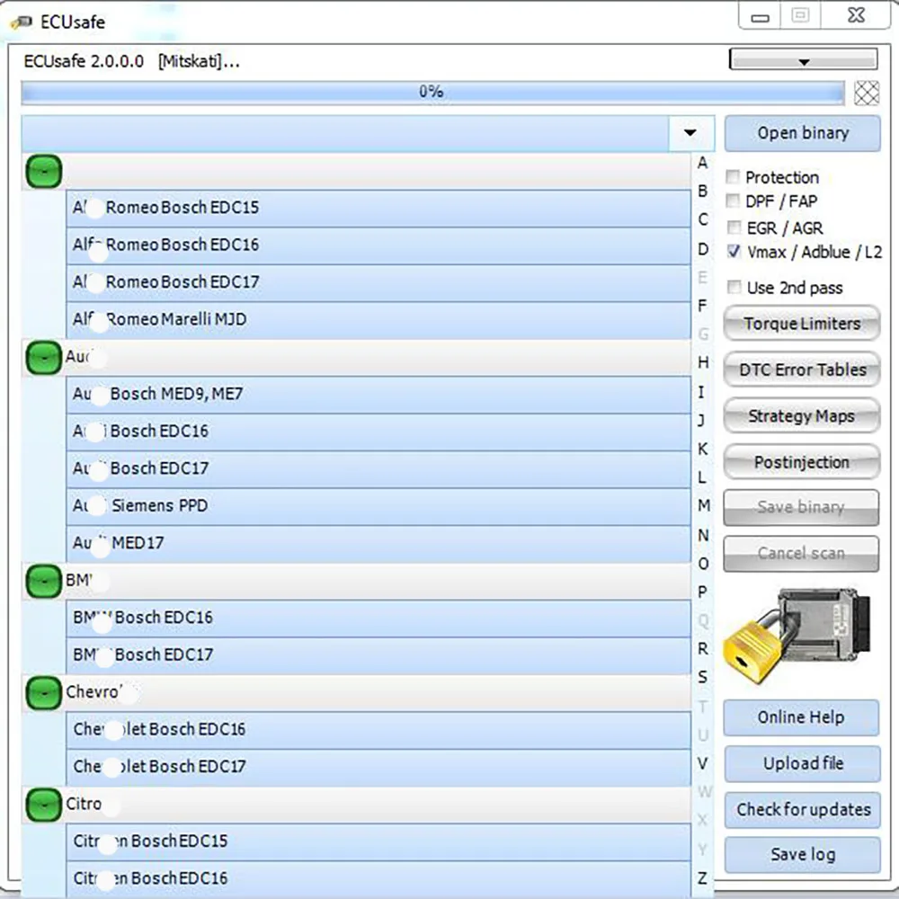 ECUsafe 2.0 DPF FAP EGR AGR Speed Limiter Remove Software Download