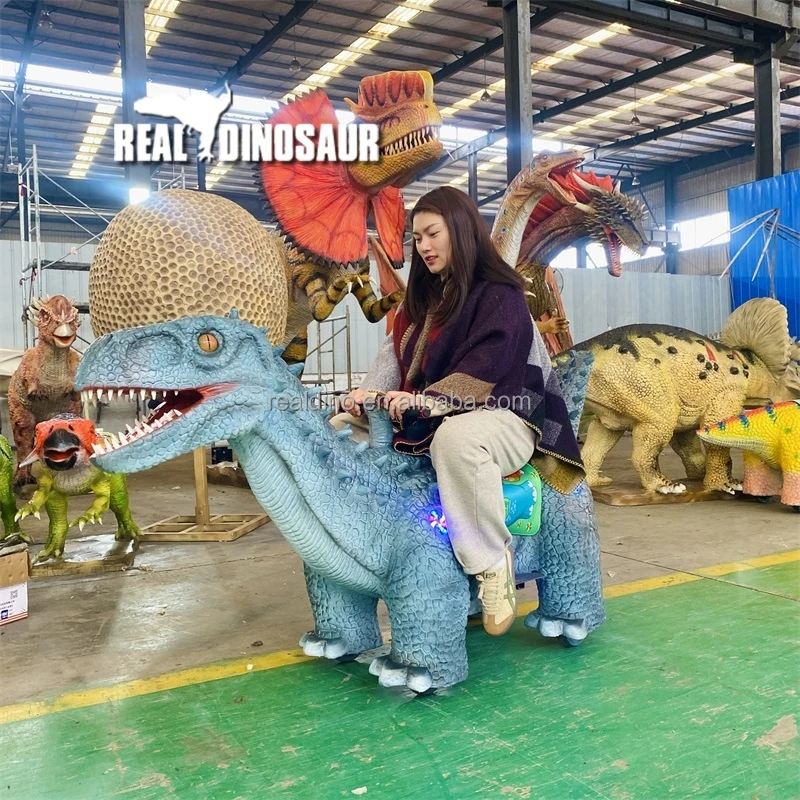 Funny Amusement Ride Electronic Dinosaur Toy Cars for Kids