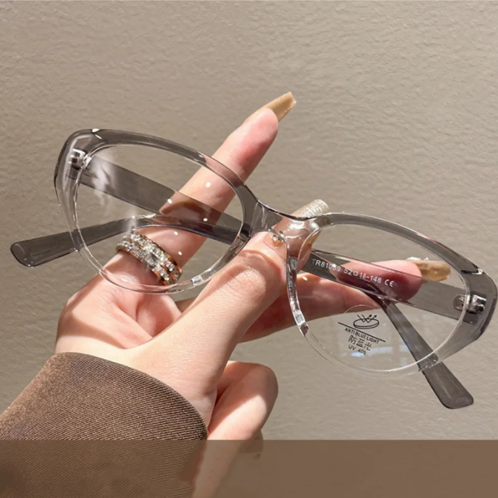 Cat's Eye Reading Eyewear for Women Men Fashion Myopia Glasses Eyeglasses Anti Blue Light Goggles 0 To -4.0
