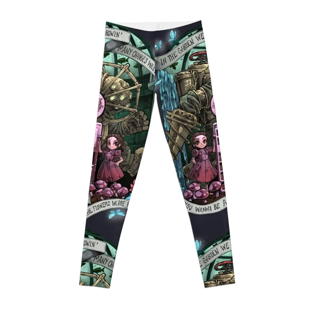 

Gatherer's Garden Leggings joggers for Women's high waist Womens Leggings