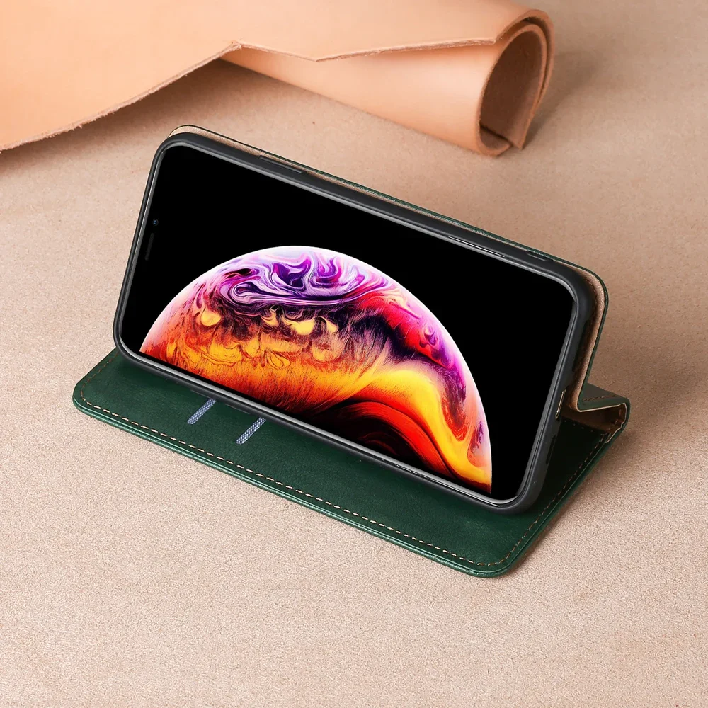 Magnetic Phone Case for Itel Vision 1 Pro Luxury Leather Card slots Wallet Case Cover for Itel Vision 1 P13 Flip Book Cover