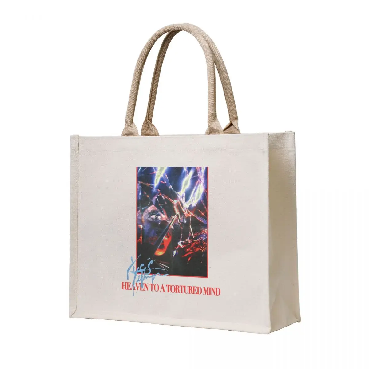 

Heaven to a tortured mind poster tee Tote Bag Custom bag Shopper bag luxury women