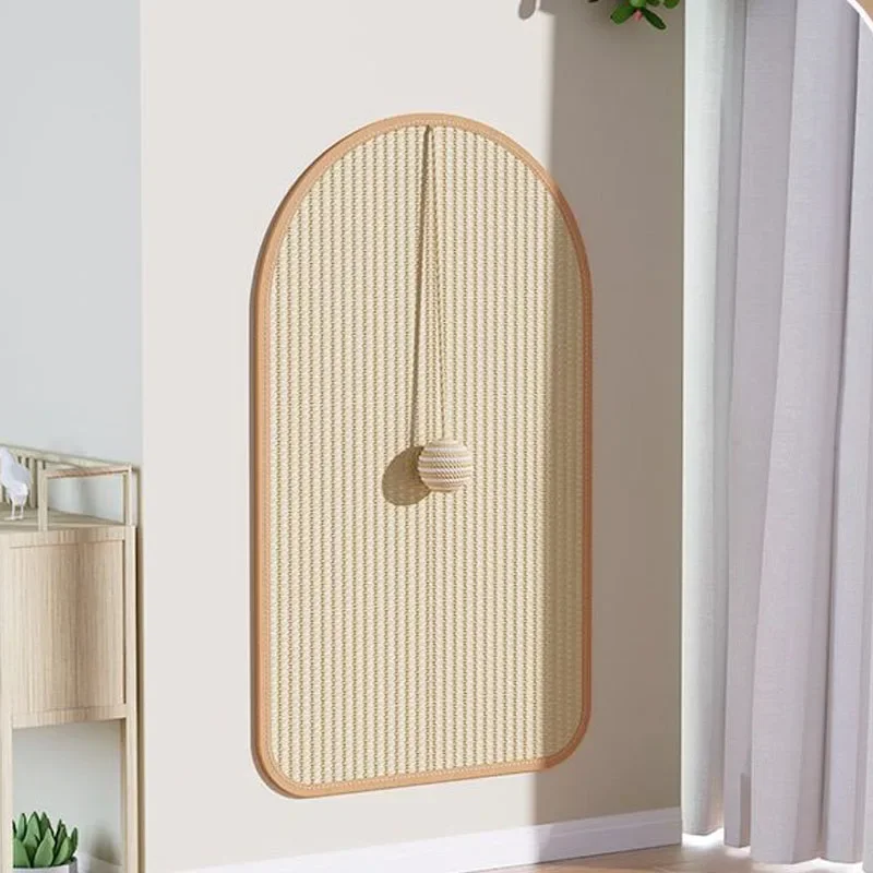 Katzenkratzermatte aus natürlichem Sisal, Katzenkratzermatten, horizontale Katzenboden-Kratzunterlage, Teppich, schützt Couch und Teppiche