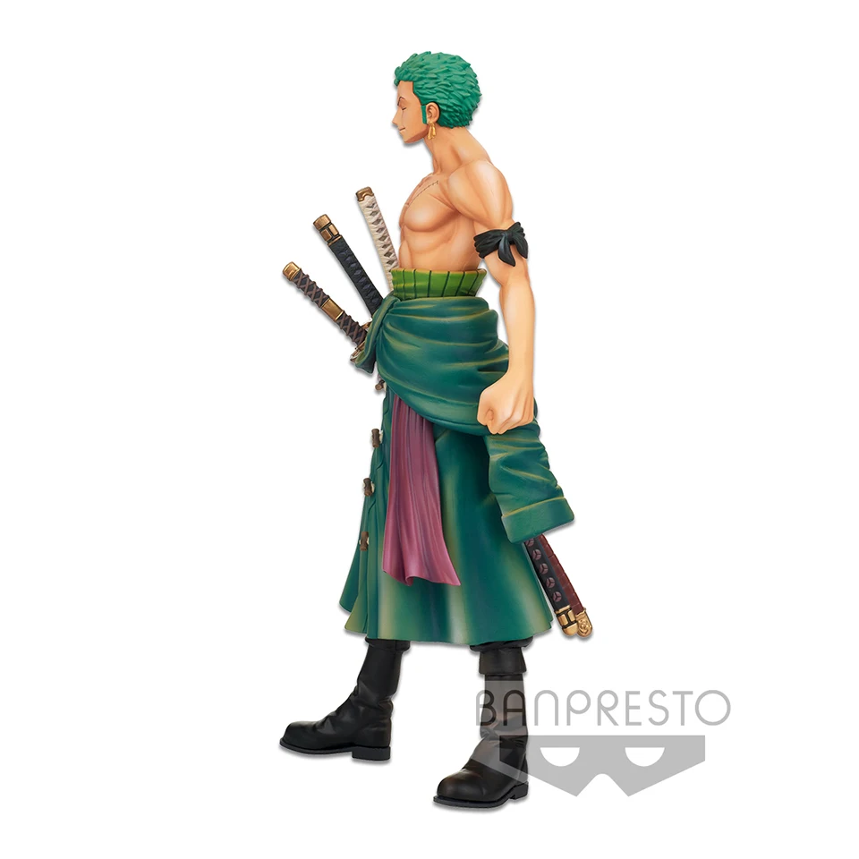 Glazovin 100% Original One Piece Chronicle Series MSP 26cm Roronoa Zoro Action Figure Collectible Model Toys For Boys