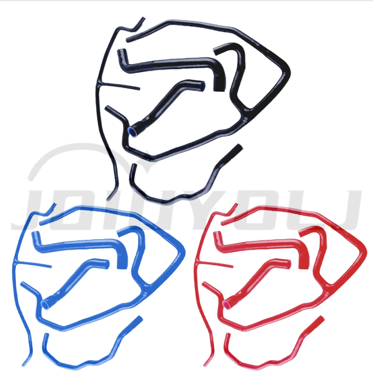 

5 шт. для Chevrolet C6 Corvette/Z06 2009-2014, комплект силиконовых направляющих шлангов, черный 2010 2011 2012 2013