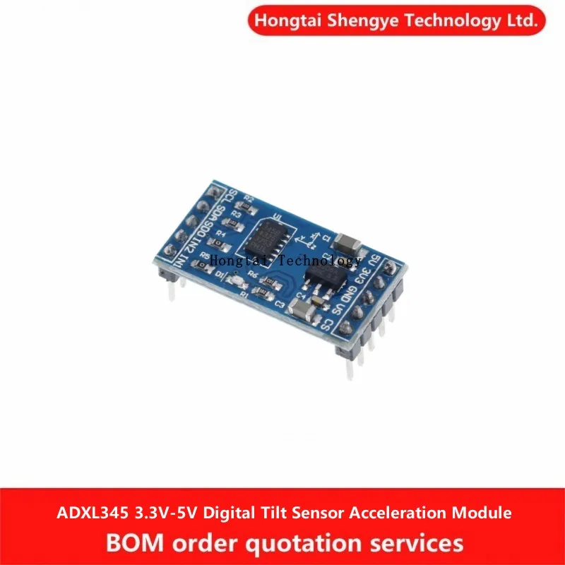 ADXL345 3.3V-5V Low Power Digital Tilt Sensor Acceleration Module