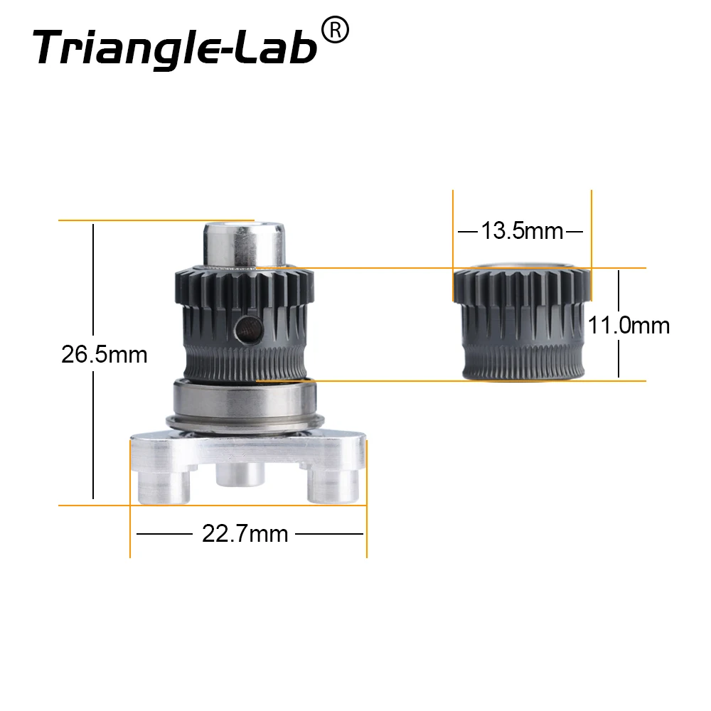 Trianglelab LDO Orbiter V2.5 Upgade Kit kemudi langsung untuk Orbiter V2.0 Extruder Voron 2.4 RatRig VCore-3 CR-10 Ender3 3D Prin