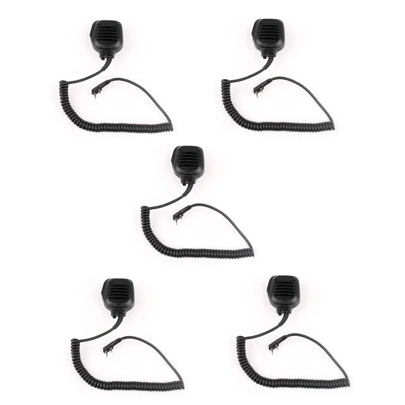 

Lot 5PCS KMC-45 Handheld Pro Shoulder Remote Speaker PTT Mic for Kenwood TK2402 TK3402 TK3312 TK2312 NX220 NX320 NX240 Radio