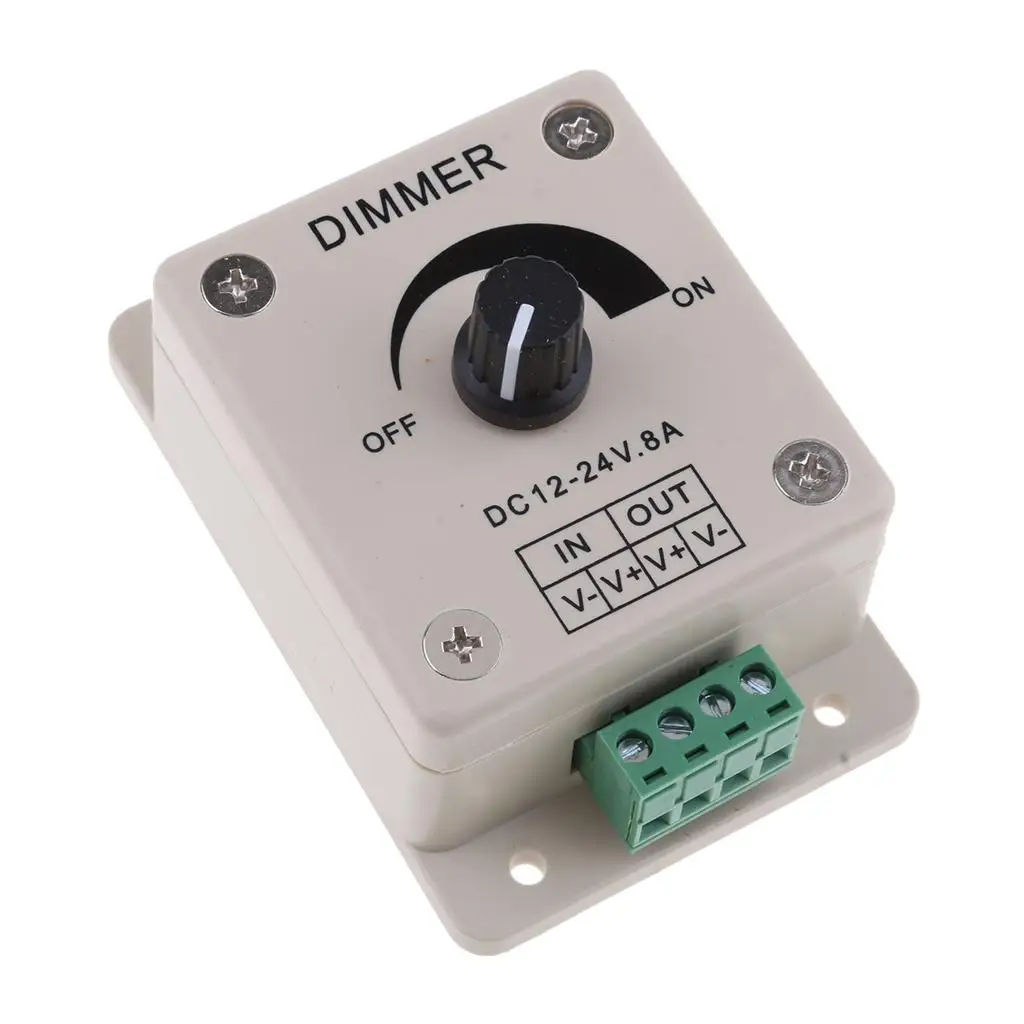 Brand New LED Strip Lights PWM Dimming Controller Manual Dimmer for Marine