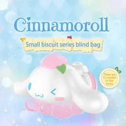 Sanrio Cinnamoroll Small Biscuit Series Blind Box Mini Cute Beans Streamer Ornaments Children's Toys Birthday Gifts Animation