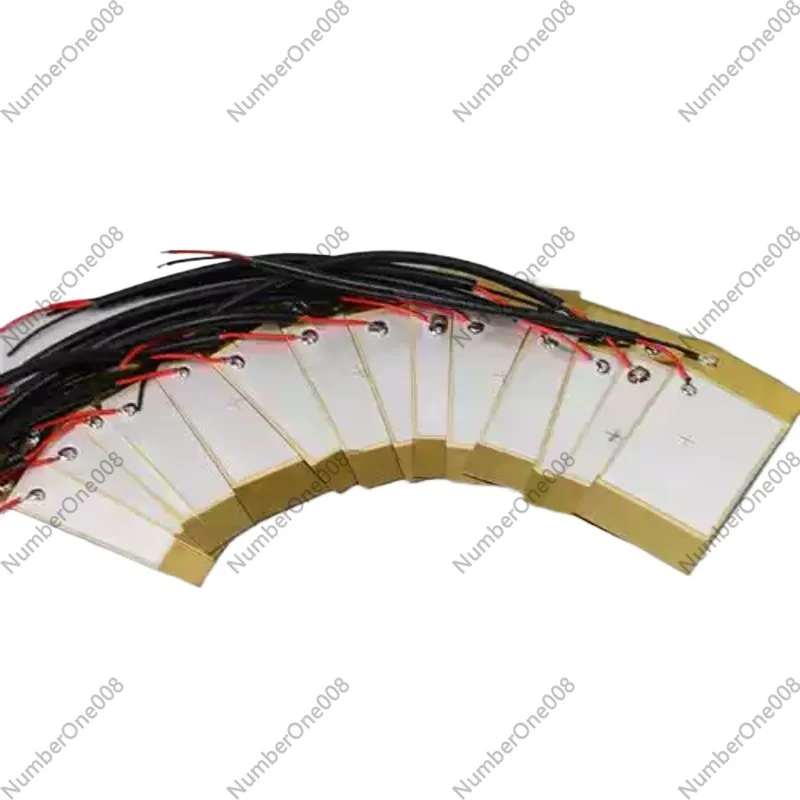 PZT Piezoelectric Ceramic Generator / Square Floor Pressure Generator Vibration Sensing Polycrystalline New Energy Generator