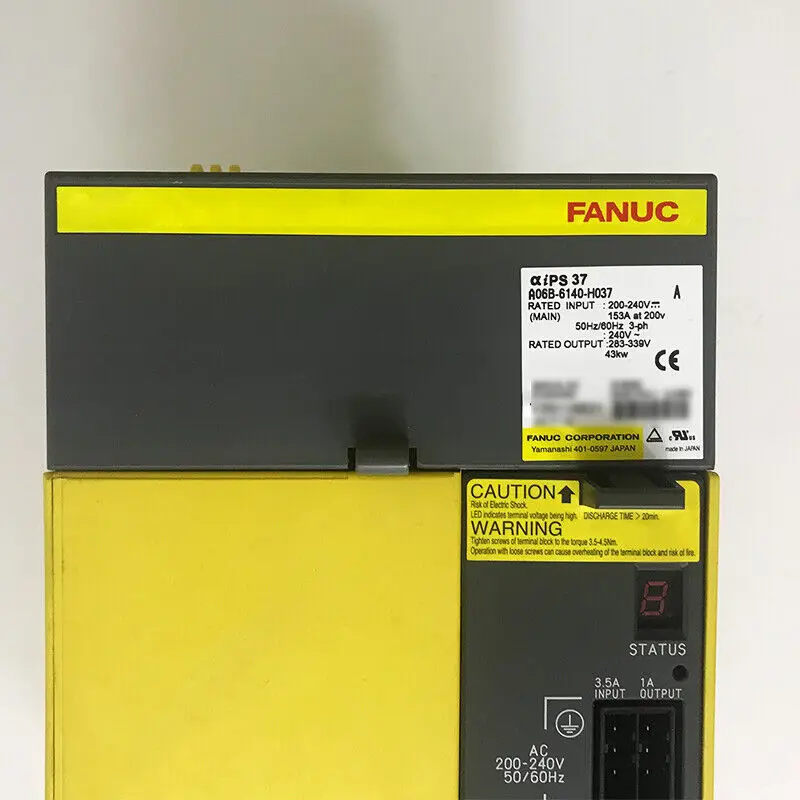 

A06B-6140-H037 Fanuc SERVO AMPLIFIER Test OK A06B-6140-H037