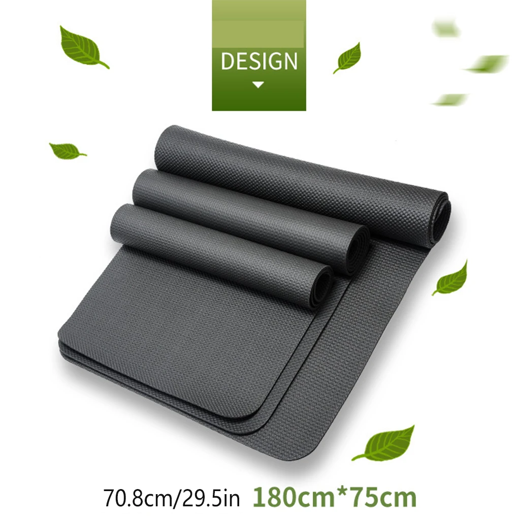 Rubber Gym Bicycles Training Mat Floor Foldable Elastic Yoga Running Machine Living Room Meditation Mats Pad Equipment