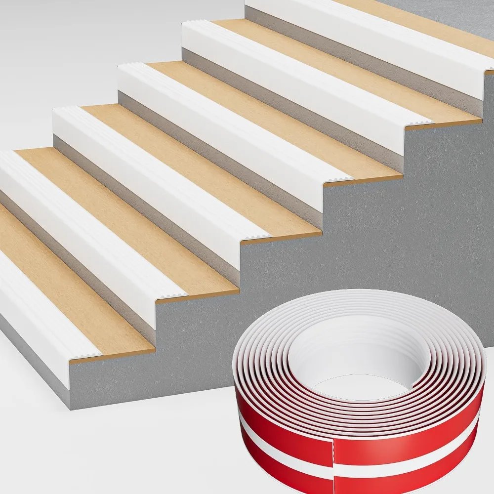 

High Quality 100cm Stair Edge Trim Non-Slip Flexible Stair Safety Strip Self-Adhesive Corner Trim Indoor Outdoor