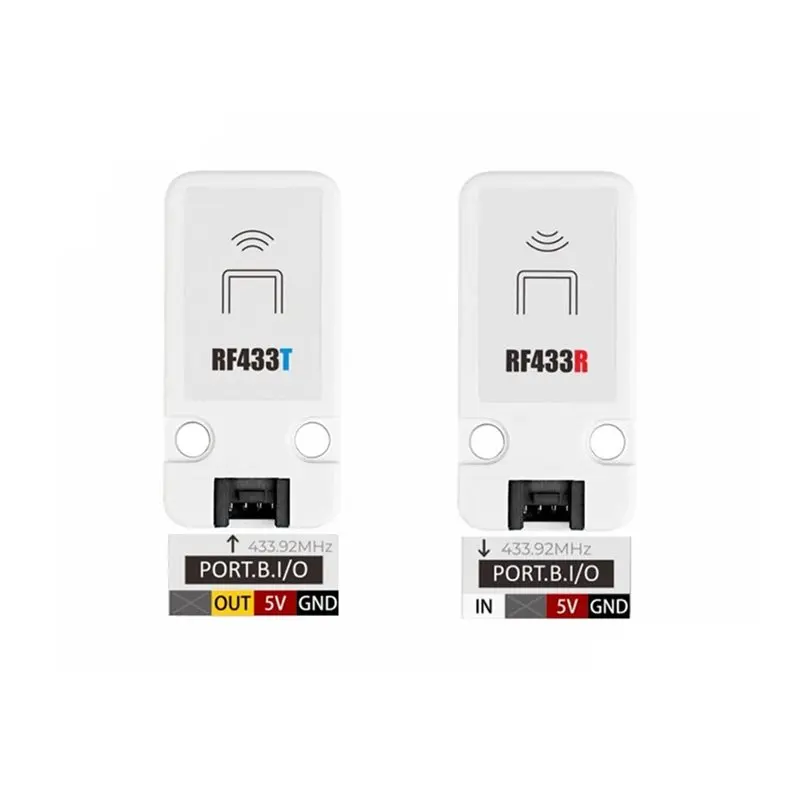 

Коллекция M5stack для IoT: беспроводной RF-передатчик и приемник RF433T/R для автоматизации с частотой 433 МГц