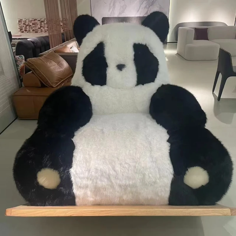 Lounge Chair Comfortable Panda Rocking Chair Household Sofa
