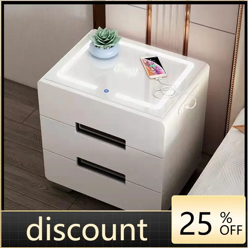 

LMM intelligent all-solid wood light luxury multi-function fingerprint lock Bluetooth audio wireless charging storage