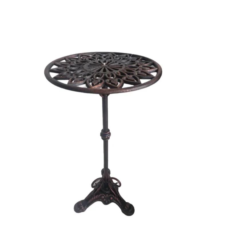 

European cast iron retro flower pot base tray outdoor courtyard garden lifting elevated flower tray rack