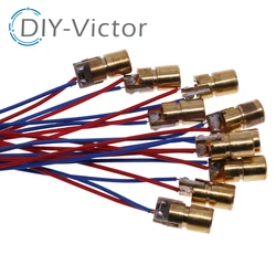 Laser Diodes 5mW 650 nm Diodo RED Dot Laser Diod Circuit 3V/5V 5mW 650nm Module Pointer Sight Copper Head