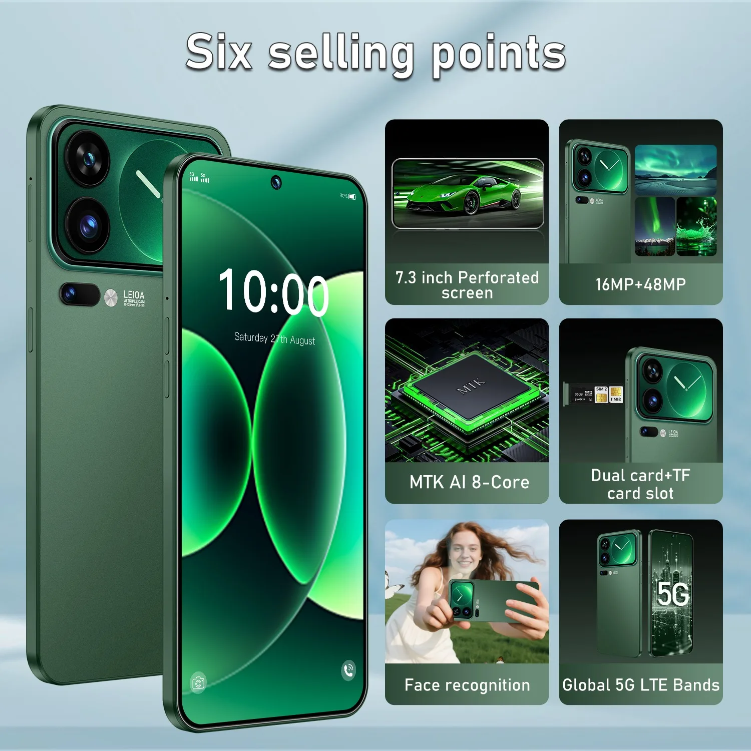 Smartphone M17 Pro Max 5G — Écran 7.3" · 48MP · 7800mAh S3f7ea2e0c4e94c8d9478cee3d7c49b29J