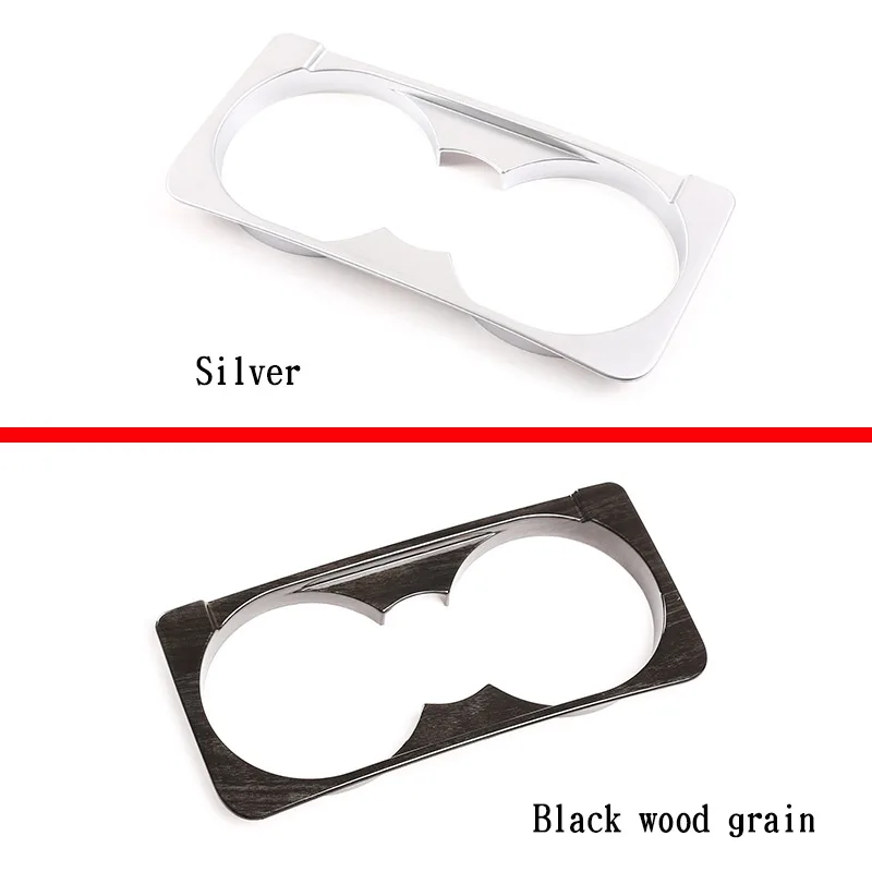 For Land Rover Discovery 4 LR4 2010-2016 ABS Silver Car Center console Front row Cup Holder Sequin Frame Sticker Car Accessories - Image 2