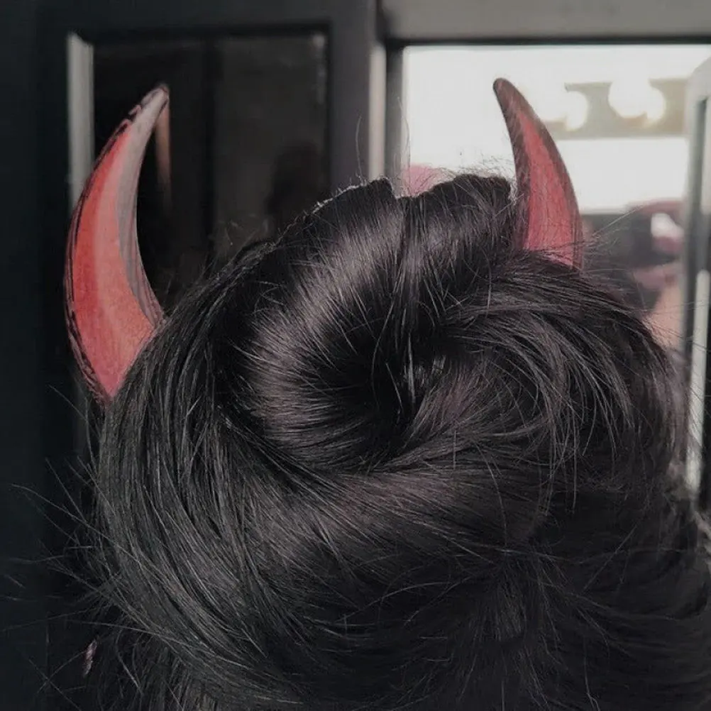 

Набор из 3 креативных деревянных заколок-вилок для волос для женщин и девушек, полированные, уникальный подарок, аксессуар для прически