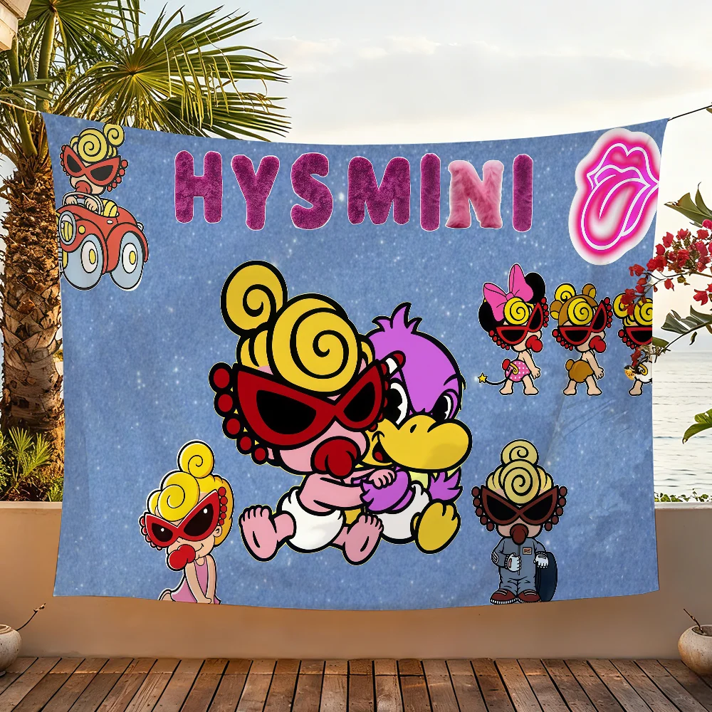 Brand H-Hysteric Fashion M-Mini-S Flag For Garden Party Living Room Home Wall Decor Banner Bedroom Outdoor Tapestry