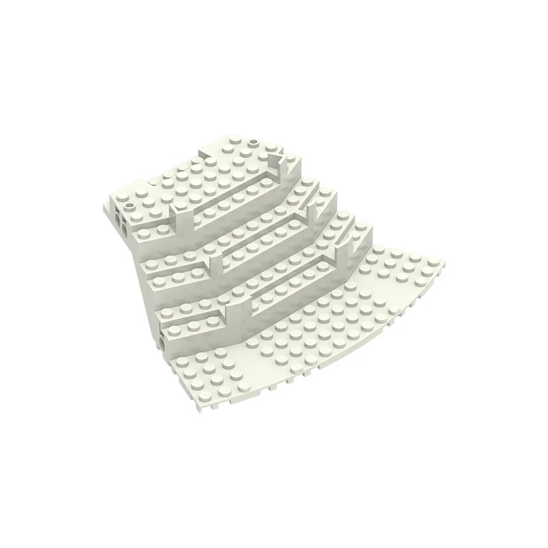 

MOC, 1 шт., кирпич, 65803 Вт, веерообразная лестница, нижние строительные блоки, доска для дома, замка, совместимая идея из частиц, игрушки, подарок для детей