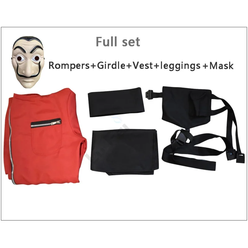 

qq 123Paper Money House fifth season cosplay Dali's new team uniform Halloween performance costume