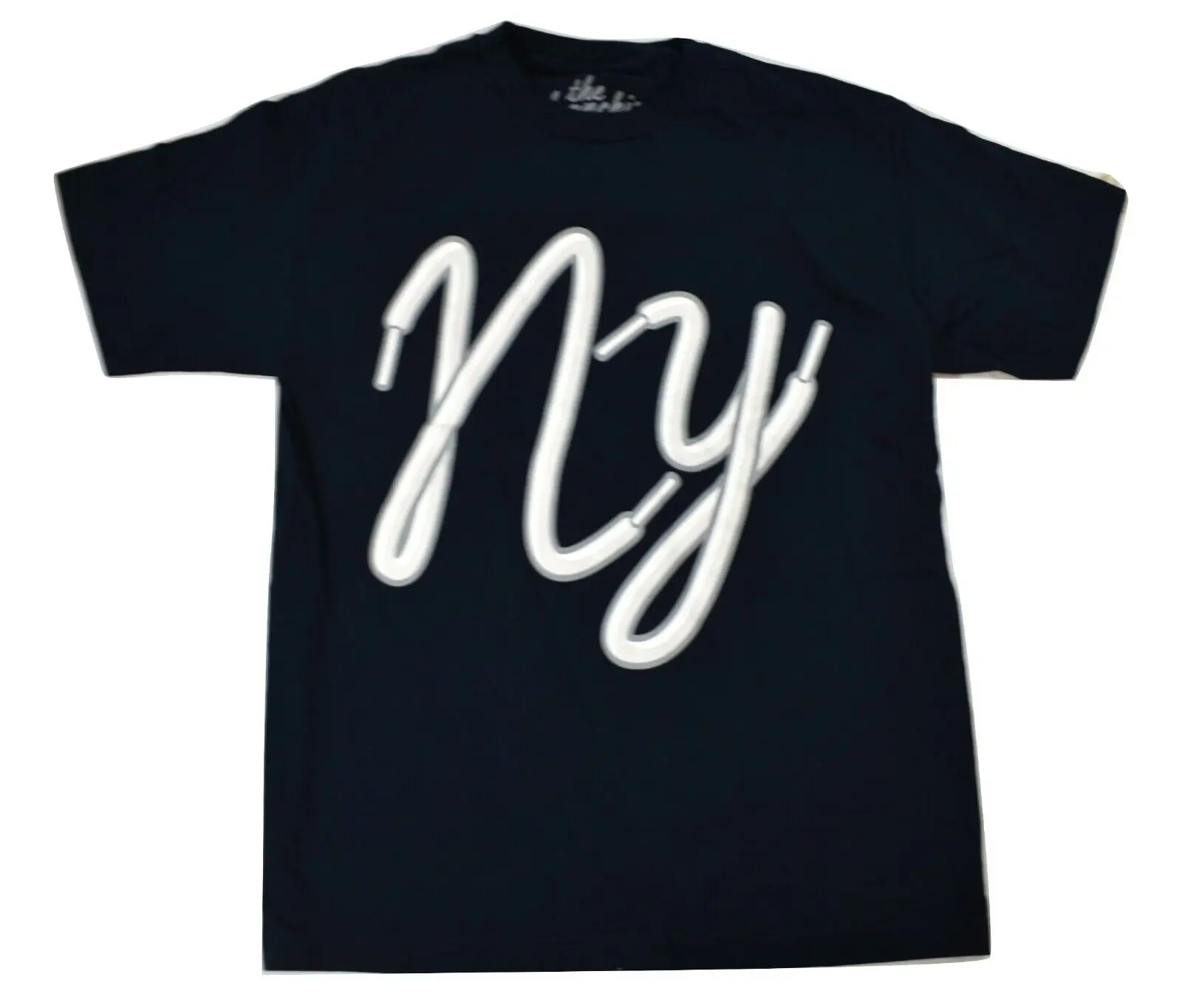 The Franchise Mens New York Ny Shoelace Logo T Shirt M