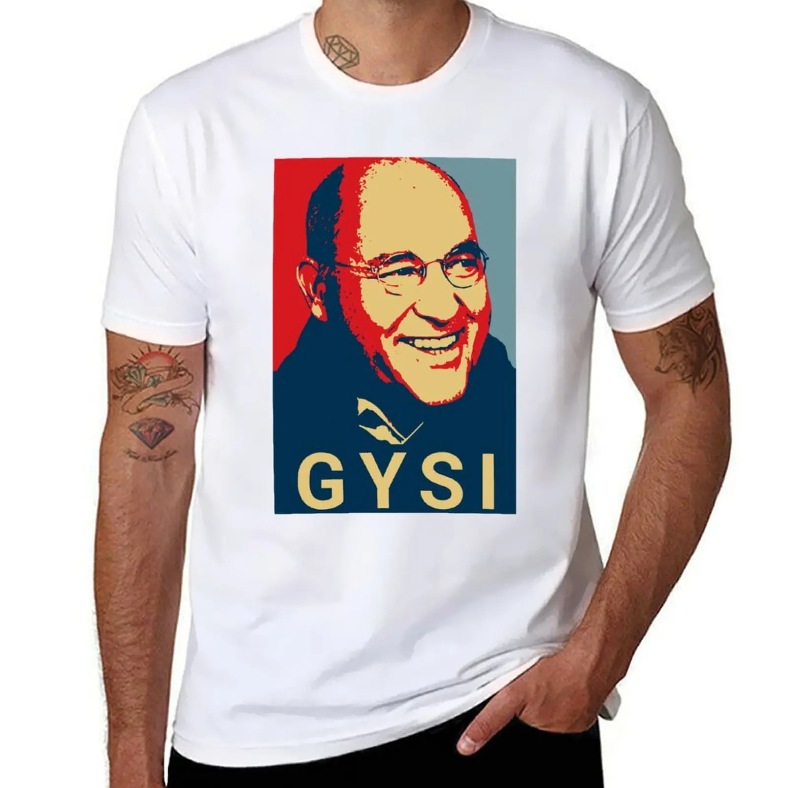 

Gregor Gysi Fanart Portrait T-Shirt t shirts for man cotton g man t shirts for men T-Shirt
