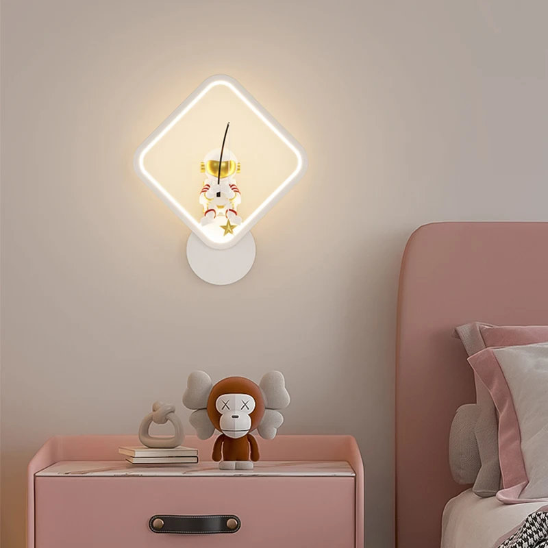 Indoor LED Wall Lamp Modern LED Wall Lights Study Living Children Room Bedroom Bedside Aisle Hotel Lamps Indoor Lighting Fixture