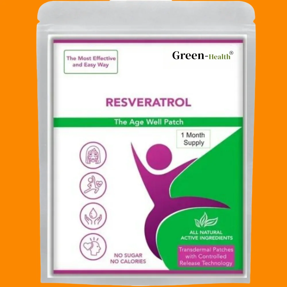 

Resveratrol Patches - Transdermal Patches 30 Patches One Month Supply-USA Made