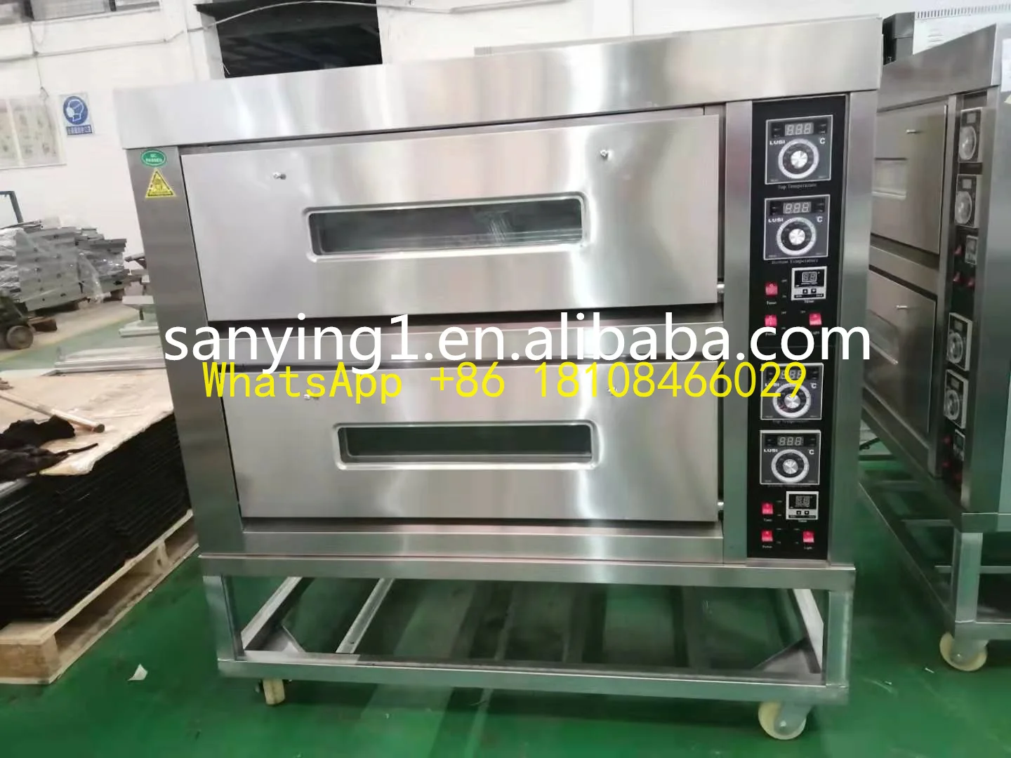 

yer Bread Pizza Cake Baking Oven Machine for Bakery Factory Direct Sales Commercial Electric 2 La