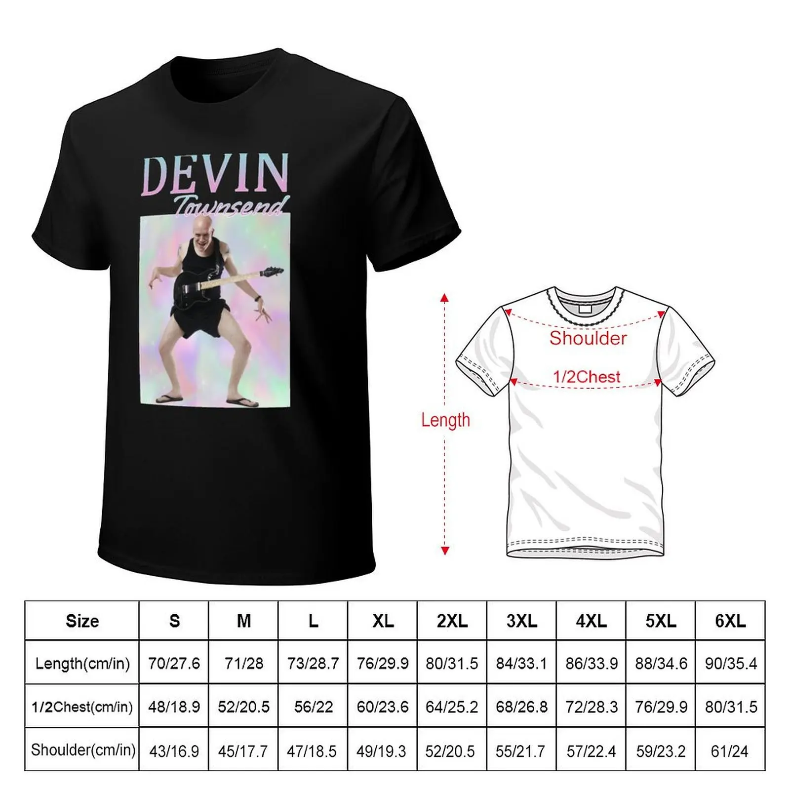 Devin Townsend Homage Tribute T-Shirt man t shirt summer T-Shirt