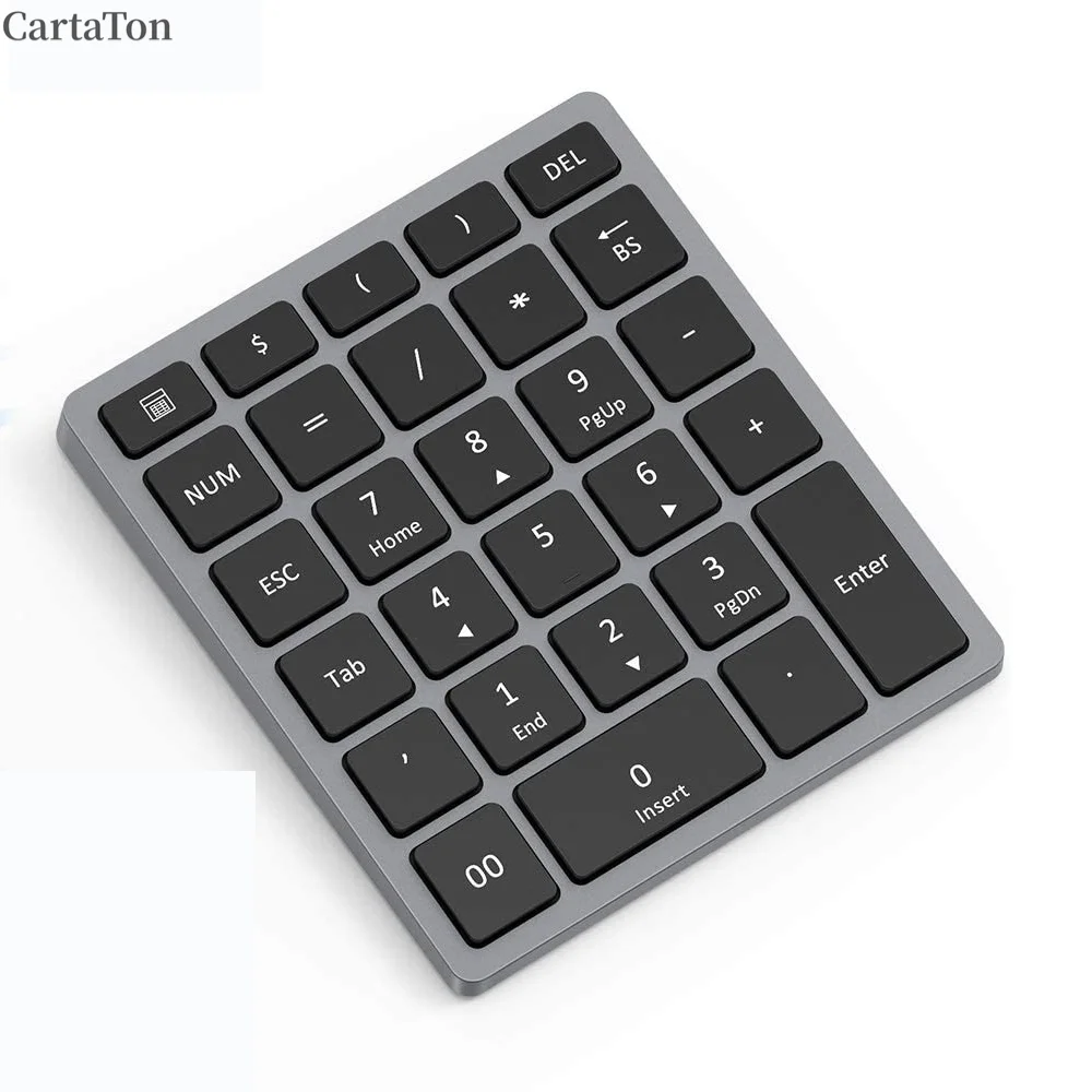 Hot Selling BT Numeric Keyboard Rechargeable Wireless Numeric Keypad for Laptop