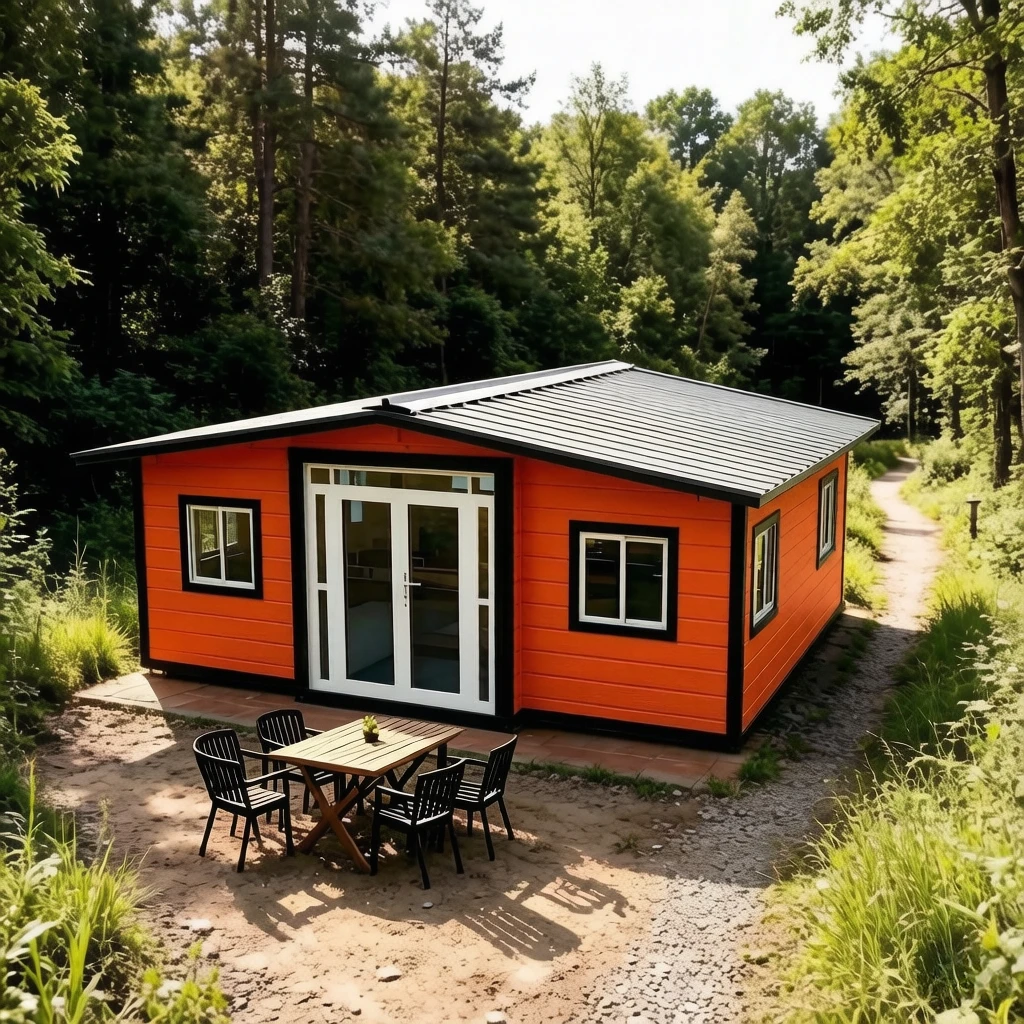 Prefabricated Tiny Homes 2 3 Bedroom Expandable Container House Portable Homes Cabins Ready To Ship with Bathroom and Kitchen