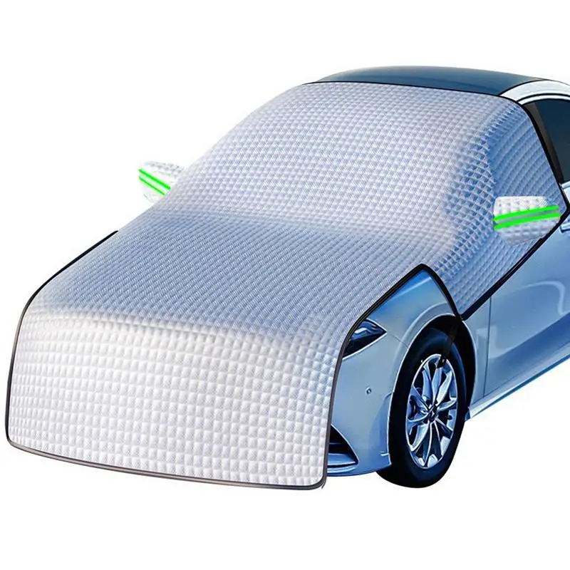 

Windshield Sun Shade Thicken Extended Frost Guard Windscreen Cover Windshield Hood All-Season Protection Portable Car Cloth